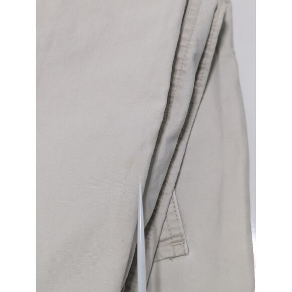 Vintage Abercrombie and Fitch Wide Leg Khaki Pants Twill Patch Pocket Low Rise - Picture 5 of 5